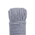 thumbnail image 4 of Langgg Color Hemp Rope Roll Making Tool 100 Cotton rope colorful twine macrame cord string thread Handmade String accessory DIY cord silver grey 2mm x 25m 1Set, 4 of 6