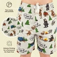 thumbnail image 6 of LazyOne Camping Men's Pajama Shorts – Funny Bear Cotton Pajama Shorts for Men, Mens Sleep Shorts with Pockets (M), 6 of 7