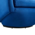 thumbnail image 6 of Swivel Armchair Chair, Blue Navy, Velvet, Living Kitchen Cafe Bistro Hospitality Restaurant, Modern Contemporary Boutique HB34559, 6 of 9