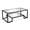 Blackened Bronze, variant on Evelyn&Zoe Athena 45" Wide Rectangular Coffee Table, Brass