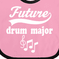 thumbnail image 4 of Inktastic Future Drum Major Music Shirt Boys or Girls Baby Bib, 4 of 4