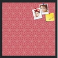 thumbnail image 2 of PinPix 24x24 Custom Cork Bulletin Board Floral Pink Poster Board Has a Fabric Style Canvas Finish, Framed in Floral Pink, by ArtToFrames (PinPix-549), 2 of 6