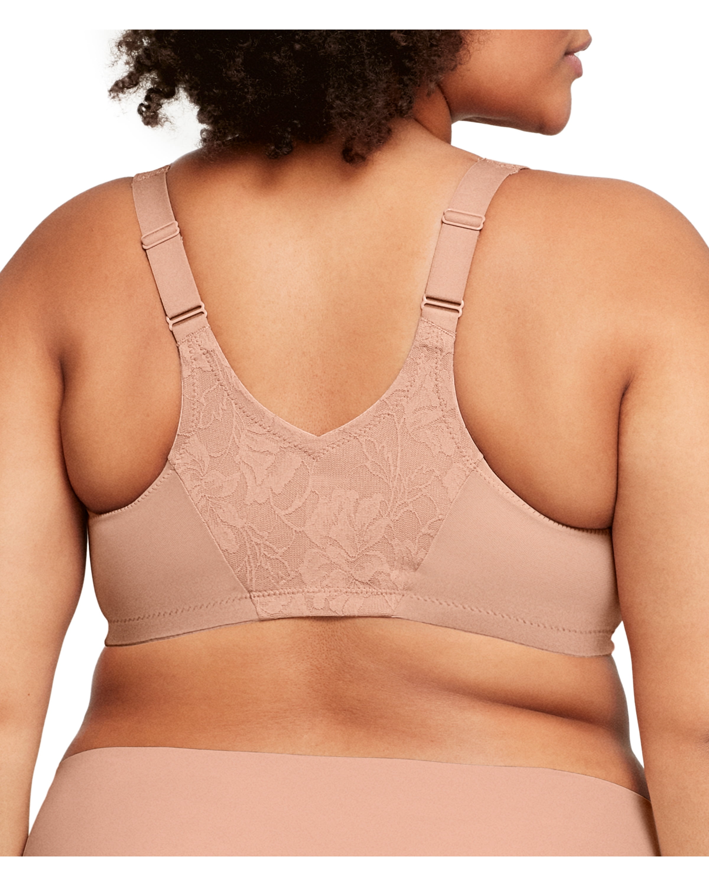 WonderWire Lacey T-Back Front-Close Bra