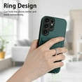 thumbnail image 2 of Allytechgroup Samsung Galaxy S22 Ultra Case with Cards Holder, Crossbody Shoulder Strap Ring Holder Kicsktand Bumper Shockproof Slim Fit Wallet Case Cover for Samsung Galaxy S22 Ultra, Green, 2 of 6
