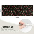 thumbnail image 5 of Black Christmas Cherry Pattern Kitchen Rug Mat,Kitchen Runner Rugs Non Skid Washable,Decorative Kitchen Floor Mats for Kitchen,Sink,Laundry,17"X47", 5 of 5