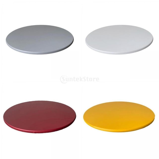 4 Piezas de Mantel de Poliéster Impermeable para 60 Cm de Diámetro, Limpiar Paño, Antideslizante Macarena Mantel Redondo