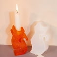 thumbnail image 4 of Food-Grade Silicone Cat Candlestick Mould, Adorable Design, for DIY Candles and Crafts, 4 of 6