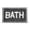 L, variant on SLYNSHome Bathroom Rug,Faux Wool Absorbent Non Slip Indoor Doormat with Colorful Lettering and Splash Motif, Soft Kitchen Floor Mat for Entrance Shower Tub Home Decor