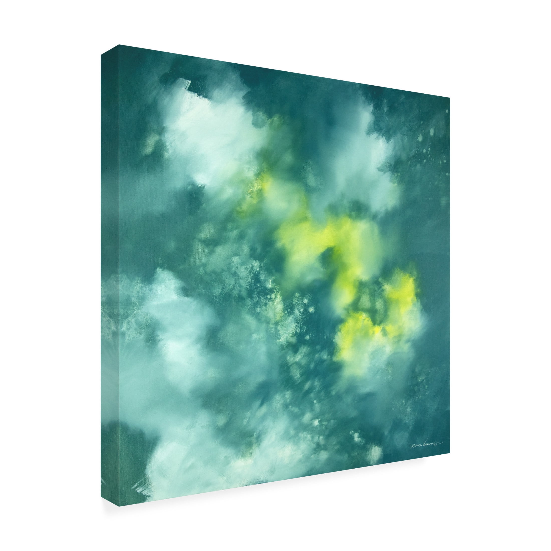 Canvas Wall Art - Thomas Leung 'Dream Flower' Wall Art for Living Room, Bedroom, or Office Décor by Trademark Fine Art - 18 x 18 Inches
