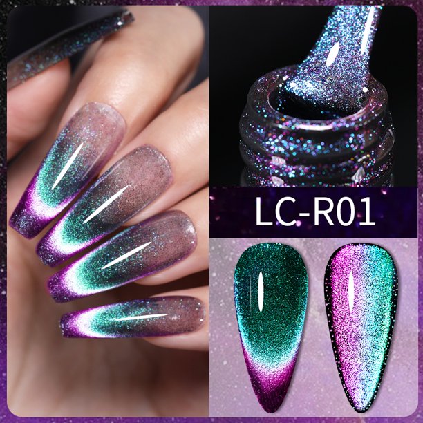 LILYCUTE 7ml Laser 9D Cat Gel Magnético Esmalte De Uñas Semi Permanente Arte Remojar UV Diferentes Colores En Ángulos Gao Jiahui unisex