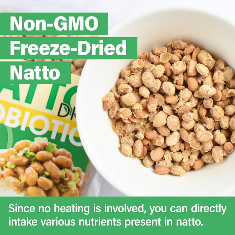 Yamasan Fresh Plant-Based Freeze-Dried Natto Fermented Soybeans