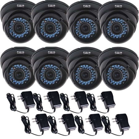 VideoSecu 8x Weatherproof 690TVL IR Day Night 36 LEDs 1/3 inch Pixim DPS WDR Security Camera Outdoor with 8x Power BO4 price history on PriceWatchPro