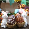 thumbnail image 4 of XUELC Easter Bunny Garden Decor - Outdoor Patio Lawn Spring Ornament for Yard, Window, and Fairy Garden, 4 of 5