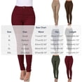 thumbnail image 4 of Tawop Womens Jeggings Slim Fit Jeans-Style Pants for Women Strechy Tight Women's Jeggings on Sale Button Solid Color Fashion Fall, 4 of 5