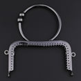 thumbnail image 3 of Metal Clasp Purse Handle DIY Bag Accessory - Black, 3 of 8