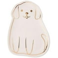 thumbnail image 2 of Abbott Collection 27-STEEP Dog Teabag/Trinket Plate-Wht-4.5"L, 4.5 inches long, White, 2 of 3