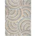 thumbnail image 3 of Nourison Astra Machine Washable 6' x 9' Ivory Multicolor Mid-Century Modern Indoor Rug, 3 of 9