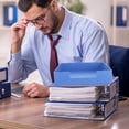 thumbnail image 3 of WEUVEB home storage box File Box Blue ABS Workplace Efficiency 1Set, 3 of 8