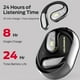 thumbnail image 4 of Monster Auriculares de Oído Abierto, Auriculares Rotbluetooth Inalámbrico, Con Cordón, Bluetooth Actualizado 5.4, Control Táctil, 24 Horas de Duración de la Batería, IPX5 Resistente al Agua, 4 of 7