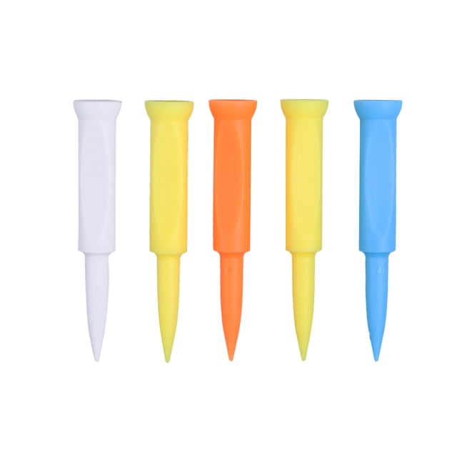 KAKOWELY 5PCS Professional Tee Step up Tee Plastic Horn Tee Evolution Tees Sports Tool Accessory,2.76"X0.39"X0.39"