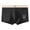 Black, variant on Hfnxid Boxer Briefs for Men,Men's Fashion Solid Breathable Close Fitting Underpants Comfortable Briefs