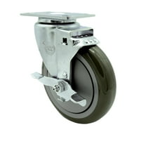 Cambro 60007 Dish Caddies and Utlity Cart Replacement Locking Caster - SCC