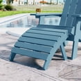 thumbnail image 3 of WINSOON Folding Adirondack Ottoman Outdoor Ottoman, Blue, 3 of 6