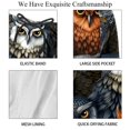 thumbnail image 4 of luoweisi Men's Beach Shorts Quick Dry Swim Trunks with Mesh Lining Cartoon Owl M, 4 of 5