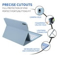 thumbnail image 3 of Étui Clavier pour iPad Air 4e Génération 10,9 Mince, Étui Clavier Intelligent, Clavier Bluetooth avec Porte-Crayon Intégré, 3 of 9