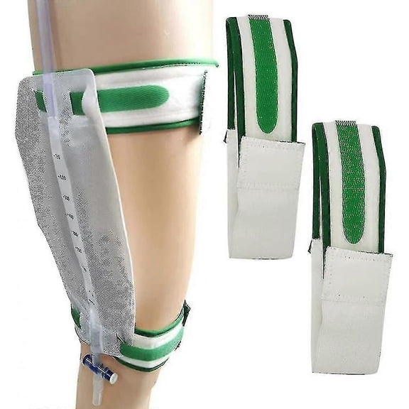 2pcs Catheter Leg Bag Holder Catheter Leg Strap Urinary Drainage Tube Holder Catheter Stabilization Device Anti Slip Anti Irritation Catheter Holde VR