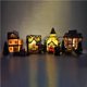 thumbnail image 5 of Decoraciones de casa en miniatura de Navidad Bearachild 10 Uds. LED multiestilo casas de nieve, 5 of 6