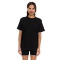 thumbnail image 5 of BILLIONHATS 6 Pack Womens Oversized Cotton T-Shirts, Crew Neck Short Sleeve Baggy Loose Tops Oversize Tees Color Black, Size Large, 5 of 5