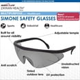 thumbnail image 4 of Zayaan Health, Simone Safety Glasses Gray and Black, Anti-Scratch & Fog (Pack of 1), 4 of 8