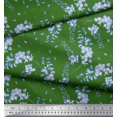 thumbnail image 3 of Soimoi Green Rayon Fabric Leaves & Orchids Floral Fabric Prints By Yard 42 Inch Wide, 3 of 3