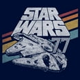 thumbnail image 2 of Boys Star Wars Retro 77 Millennium Falcon Stripes T Shirt, 2 of 4