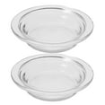thumbnail image 1 of 2pcs Glass Fragrant Oil Warmer Scented Candle Melting Plate Wax Melting Dish Warmer, 1 of 8
