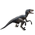 thumbnail image 1 of Dinosaur Figure Creative Fake Raptor Funny Dinosaur Toy Dinosaur Model for Kids, 1 of 8