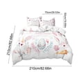thumbnail image 4 of Easter Bedding,Easter Decorations,Duvet Cover Twin Size 3 Piece Bedding Set, Happy Easter Eggs Rabbit Bunny Soft Breathable Comforter Cover with 2 Pillow Shams(C83*83IN), 4 of 6