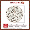 thumbnail image 2 of Fotbe Chickens Pattern Christmas Tree Skirt, Tree Skirts Plush Christmas Decorations, Christmas Tree Skirts Xmas Decorations Holiday Party Decor-30", 2 of 6
