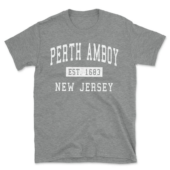 Perth Amboy New Jersey Classic Established Men's Cotton T-Shirt