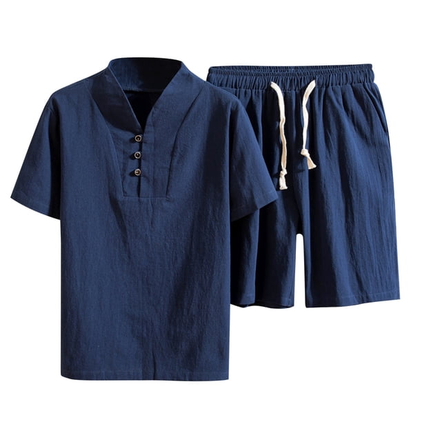 Playeras Básicas Para Hombre, Conjunto De Ropa De Verano De 2 Piezas Con Estampado De Animales De Dibujos Animados Para Niños Y Niñas, Camisetas De Manga Corta, Pantalones Cortos