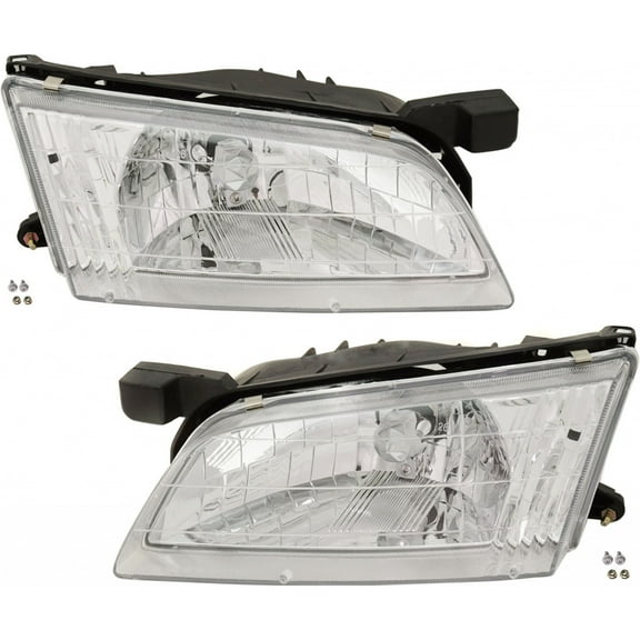 For 1998 1999 Nissan Altima Pair Headlights Driver and Passenger Side NI2502123 NI2503123 | NI2502123 NI2503123