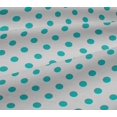 thumbnail image 4 of oneOone Cotton Jersey Turquoise Blue Fabric Polka Dots Dots Sewing Fabric By The Yard Printed Diy Clothing Sewing Supplies 58 Inch Wide, 4 of 4