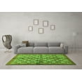 thumbnail image 3 of Ahgly Company Indoor Rectangle Abstract Green Modern Area Rugs, 3' x 5', 3 of 4