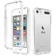 Allytech iPod Touch Case, iPod Touch Cover 7th 6th 5th Generation, Gradient Color Case for Girls Women Clear TPU Anti-yellow Anti-scratch Shockproof Case for Apple iPod Touch 7th 6th 5th Gen, Clear