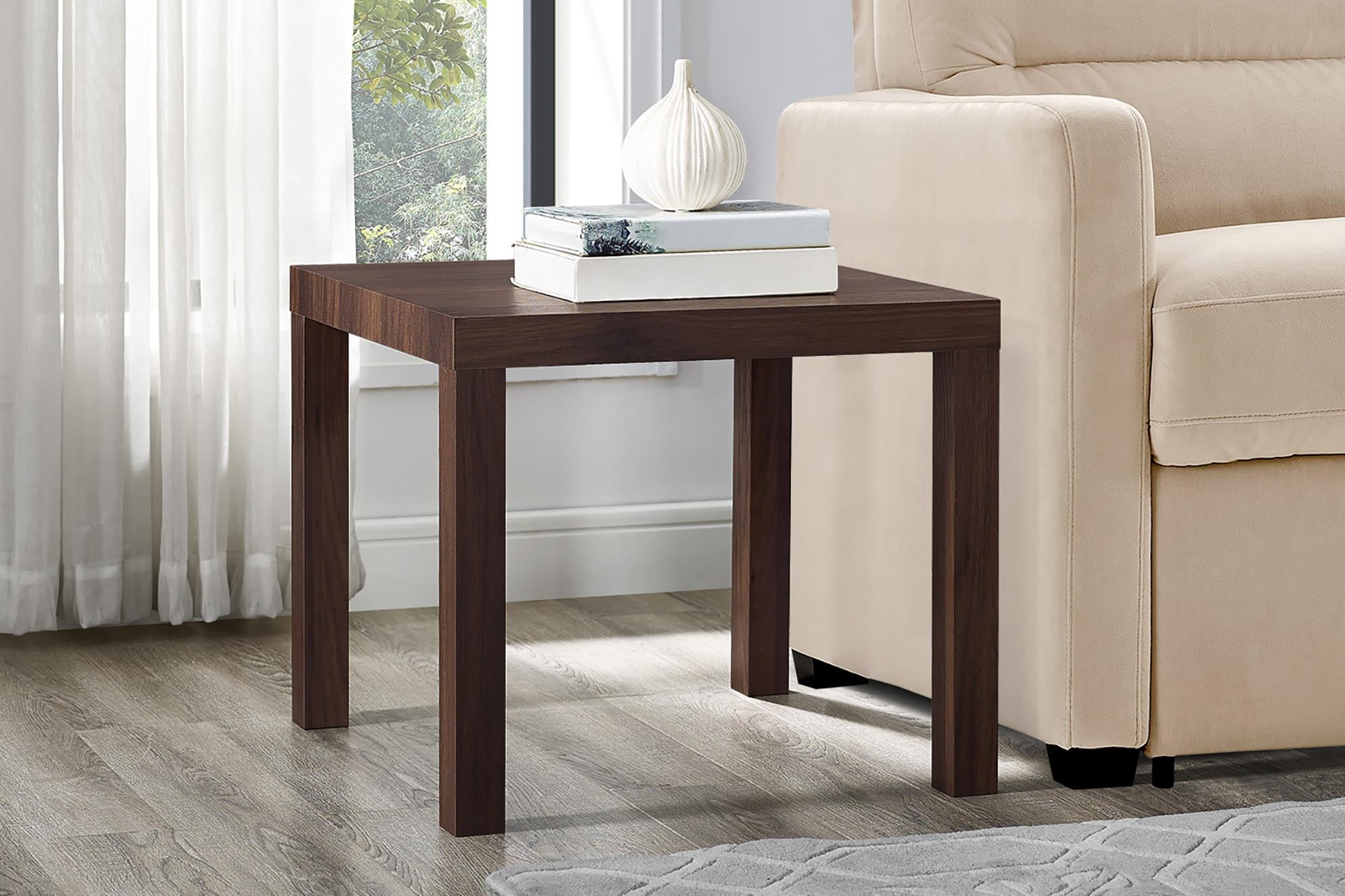 Mainstays Parsons End Table Canyon Walnut 