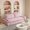 Pink, variant on 73.2" Queen Pull Out Sofa Bed,3-in-1 Convertible Sleeper Sofa,Multi-Functional Corduroy Loveseat Bed