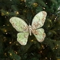 thumbnail image 2 of HomeDM Artificial Butterfly Christmas Tree Decorations Faux Butterfly Ornaments with Clip for Xmas Party Wreath Garland Decor Artificial Butterfly Decorations Holiday Crafts, 2 of 6