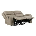 thumbnail image 5 of Lexicon Pagosa 2-Piece Polished Microfiber Reclining Sofa Set in Brown, 5 of 13