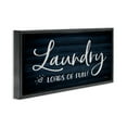 thumbnail image 4 of Stupell Industries Loads of Fun Laundry Typography Painting Black Floater Framed Art Print Wall Art, 31 x 14, 4 of 10